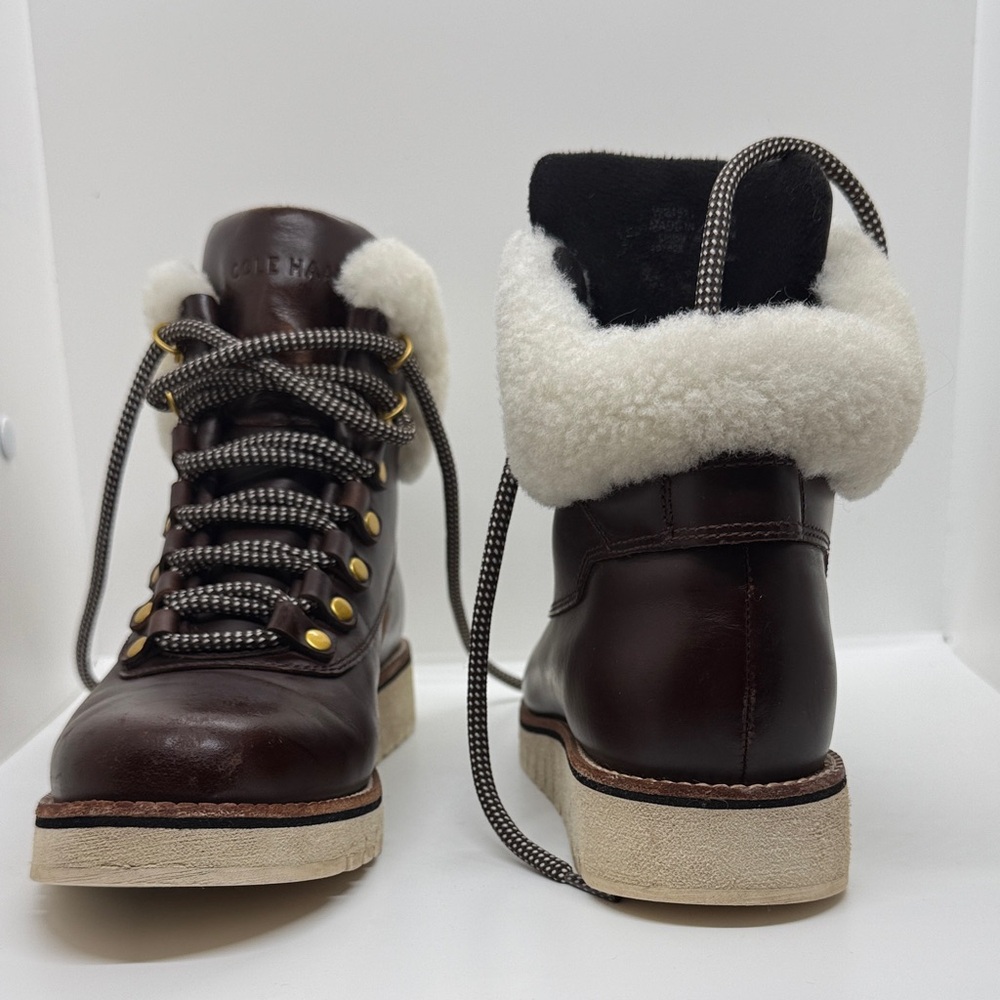 Cole Haan Brown and Black Ankle Boots 7,5